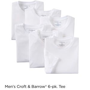 Lot of 6 - Mens Croft & Borrow Tees